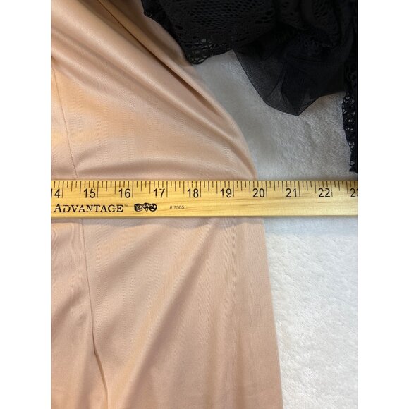 Candalite Women's Black Evening Gown Formal Maxi Party Dress Lace Size 1X - Picture 6 of 6